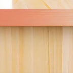 Light Walnut L-Shaped Corner Writing Desk with Hutch and Storage