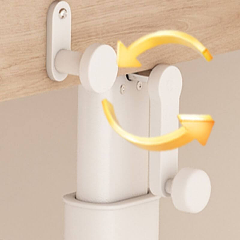 Light Wood Adjustable Kids Desk with Storage and Hutch