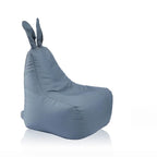 Linen Bean Bag Chair with Removable Cover and Bunny Ear Design