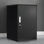 Lockable Fireproof Metal File Cabinet With Versatile Vertical Storage