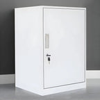 Lockable Fireproof Metal File Cabinet With Versatile Vertical Storage