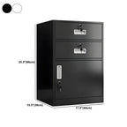 Lockable Fireproof Metal File Cabinet With Versatile Vertical Storage Dimensions