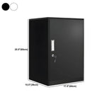 Lockable Fireproof Metal File Cabinet With Versatile Vertical Storage Dimensions