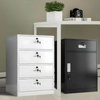 Lockable Fireproof Metal File Cabinet With Versatile Vertical Storage Main Product Image