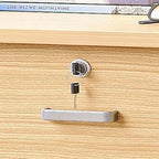 Lockable Wood Filing Cabinet With Shelves, Drawers and Casters