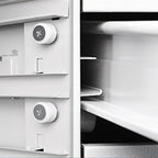 Locking Steel Lateral File Cabinet With 5 Drawers and Label Slots