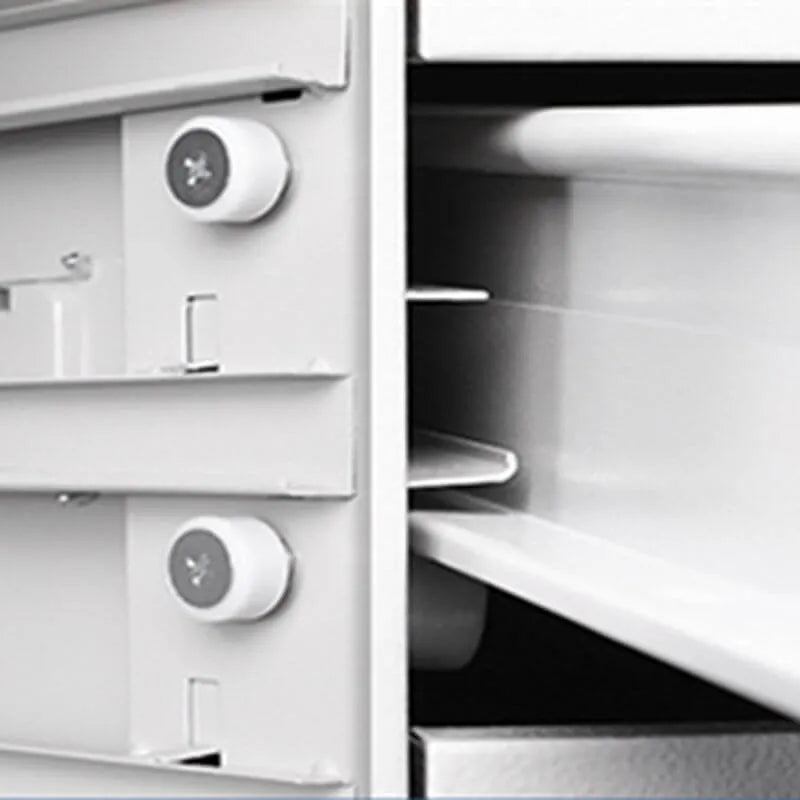 Locking Steel Lateral File Cabinet With 5 Drawers and Label Slots