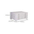 Locking Steel Lateral File Cabinet With 5 Drawers and Label Slots Dimensions