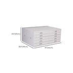 Locking Steel Lateral File Cabinet With 5 Drawers and Label Slots Dimensions