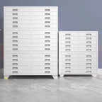 Locking Steel Lateral File Cabinet With 5 Drawers and Label Slots Main Product Image