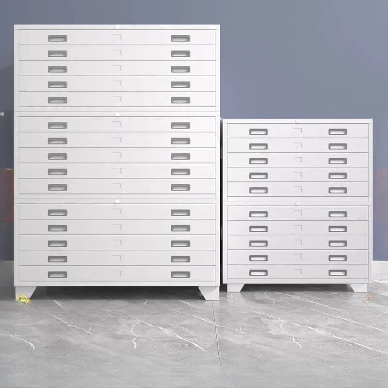 Locking Steel Lateral File Cabinet With 5 Drawers and Label Slots Main Product Image