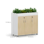 Locking Wood Planter Filing Cabinet Divider With Open Shelves Dimensions