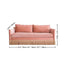 Low-Profile Fringe Sofa Series With Velvet Texture and Cocooned Silhouette Dimensions