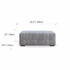 Low-Profile Modular Sofa With Movable Backrests and French Violet Appeal Dimensions