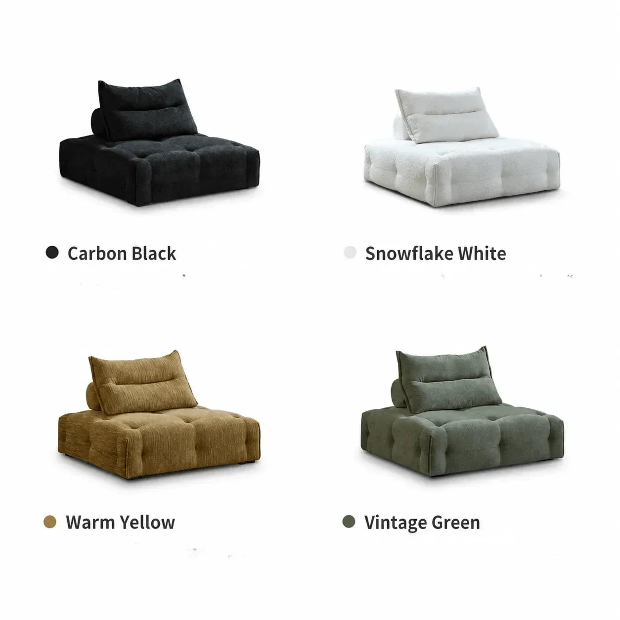 Low-Profile Textured Modular Sofa with Plush Curves for Lounge Living