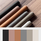 Black microfiber leather sofa in comfortable caterpillar style, measuring 70.87 inches long