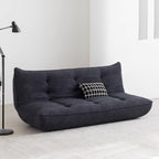 White boucle sofa bed combining comfort, style, and versatility for modern living spaces