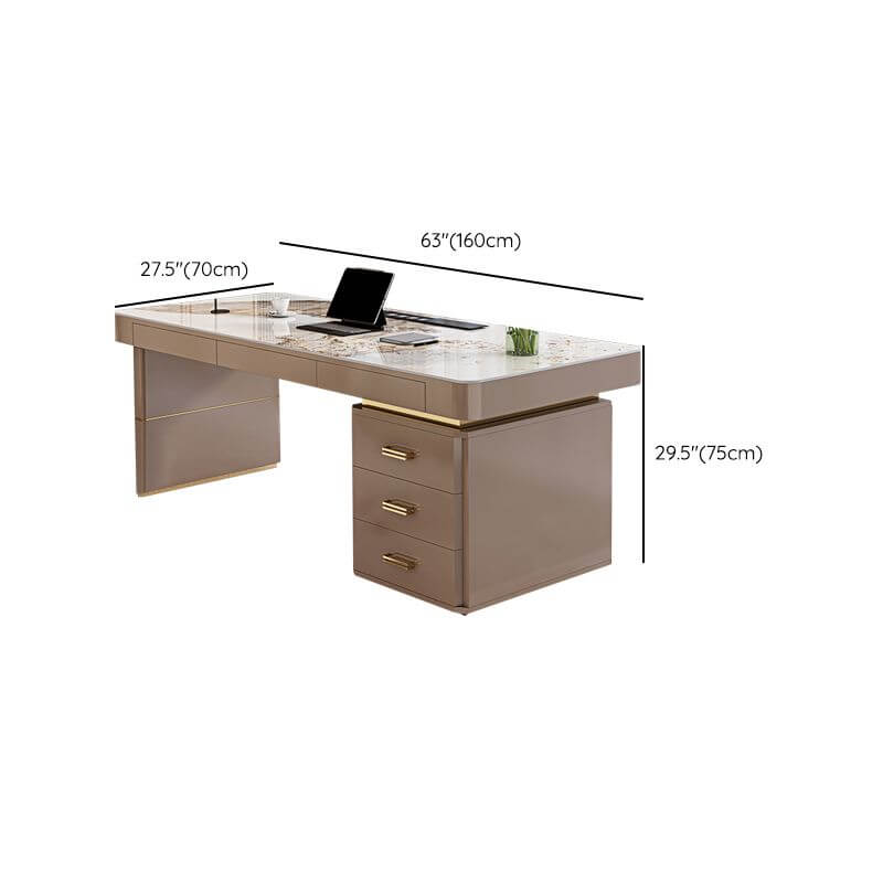 Luxury Office Desk With Drawers - Spacious & Elegant