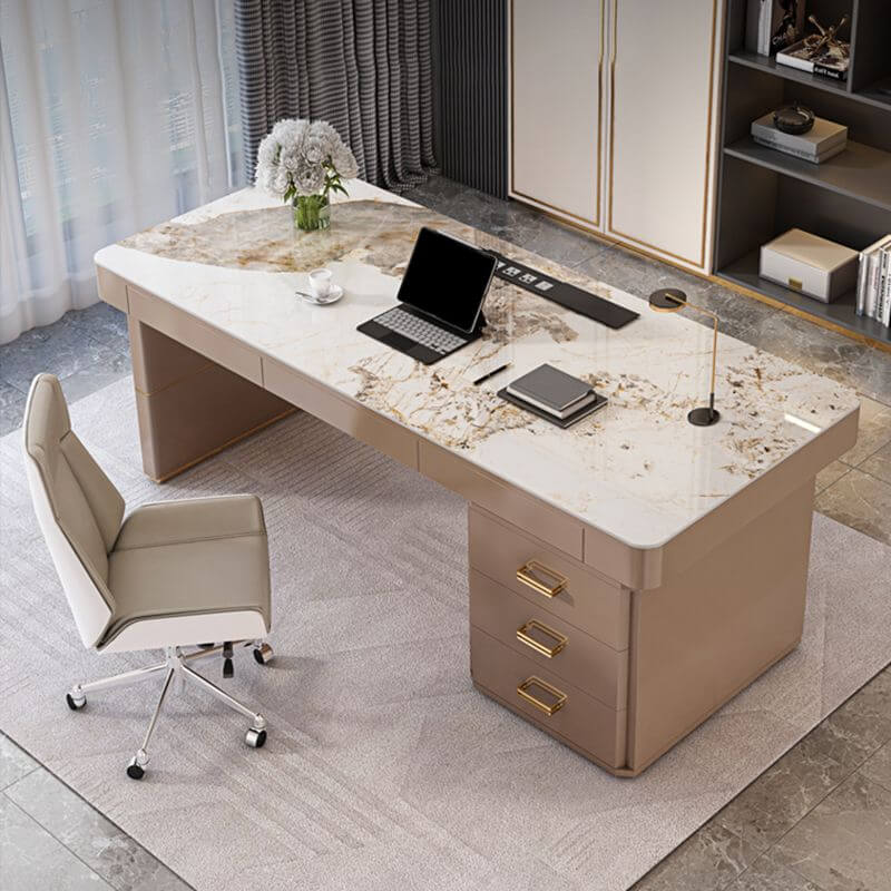 Luxury Office Desk With Drawers - Spacious & Elegant Main Product Image Main image
