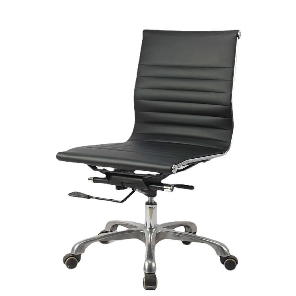 Maple Ergonomic Low-Back Office Chair with Faux Leather Upholstery Main Product Image Main image