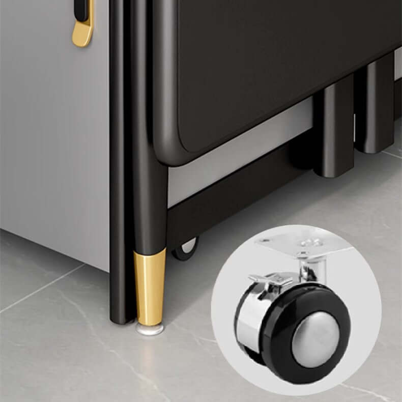 Medium Solid Wood Dining Set With Drop Leaf Table