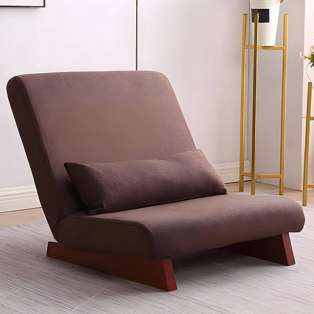 Mid-Century Modern Slipcovered Convertible Accent Chair