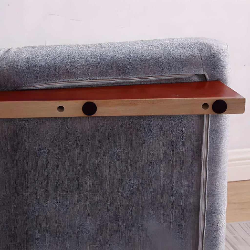 Mid-Century Modern Slipcovered Convertible Accent Chair