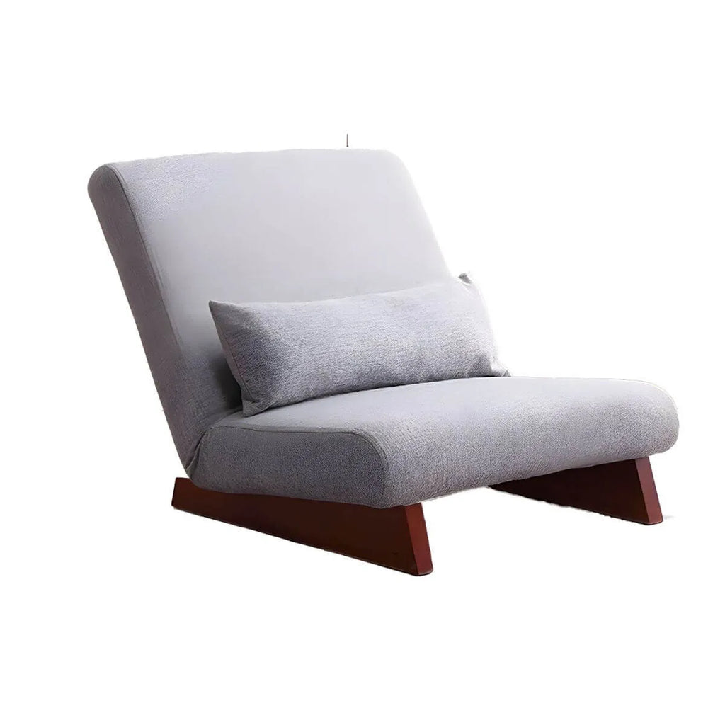 Mid-Century Modern Slipcovered Convertible Accent Chair