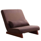 Mid-Century Modern Slipcovered Convertible Accent Chair