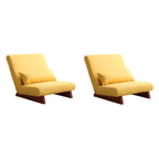 Mid-Century Modern Slipcovered Convertible Accent Chair