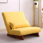 Mid-Century Modern Slipcovered Convertible Accent Chair Main Product Image