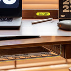 Mid-century Modern Solid Wood Desk With X-Shaped Base