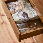 Mid-Century Modern Storage Cabinet with Sliding Doors