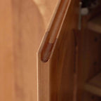 Minimalist Cherry Wood Shoe Cabinet - 2 to 4 Doors