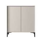 Minimalist Gray Shoe Cabinet in Various Sizes