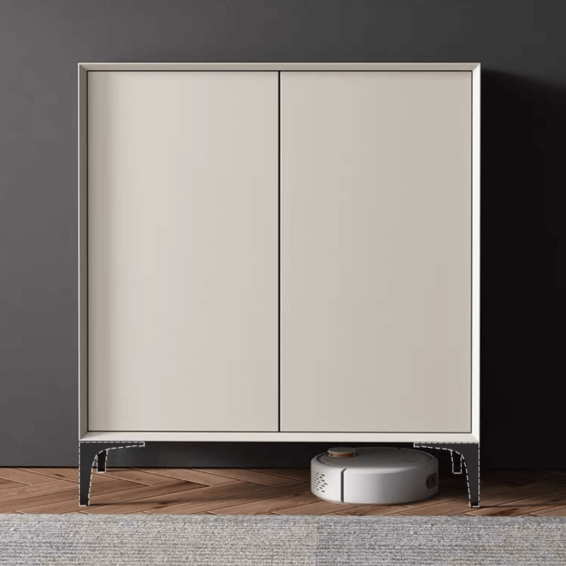 Minimalist Gray Shoe Cabinet in Various Sizes