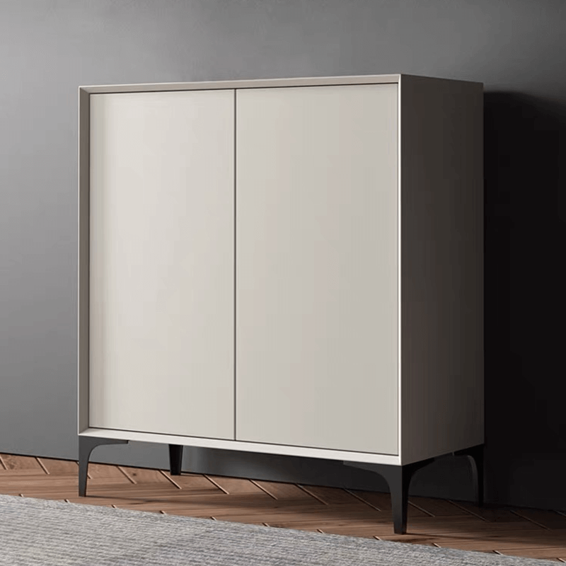 Minimalist Gray Shoe Cabinet in Various Sizes