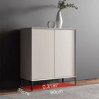 Minimalist Gray Shoe Cabinet in Various Sizes