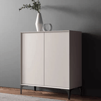 Minimalist Gray Shoe Cabinet in Various Sizes Main Product Image