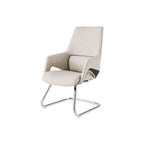 Minimalist High-Back Office Chair Series in Microfiber Leather