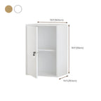 Minimalist Locking Wood File Cabinet With Concealed Door Storage Dimensions