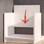 Minimalist Locking Wood Filing Cabinet With Display-Top Storage