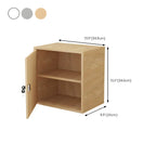 Minimalist Locking Wood Filing Cabinet With Display-Top Storage Dimensions