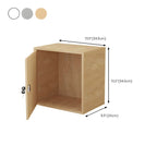 Minimalist Locking Wood Filing Cabinet With Display-Top Storage Dimensions
