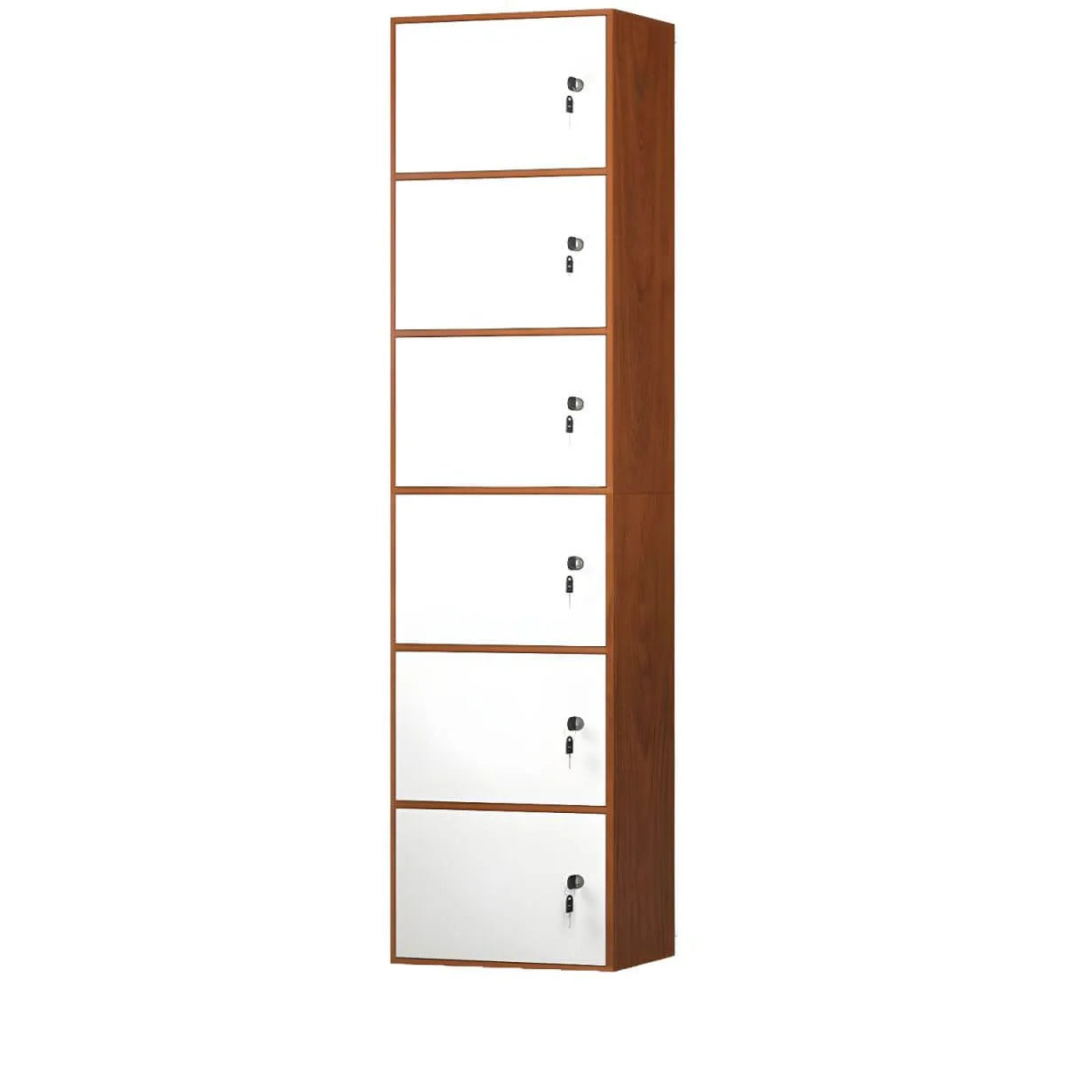 Minimalist Locking Wood Storage Cabinet Series With Shelves