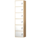 Minimalist Locking Wood Storage Cabinet Series With Shelves