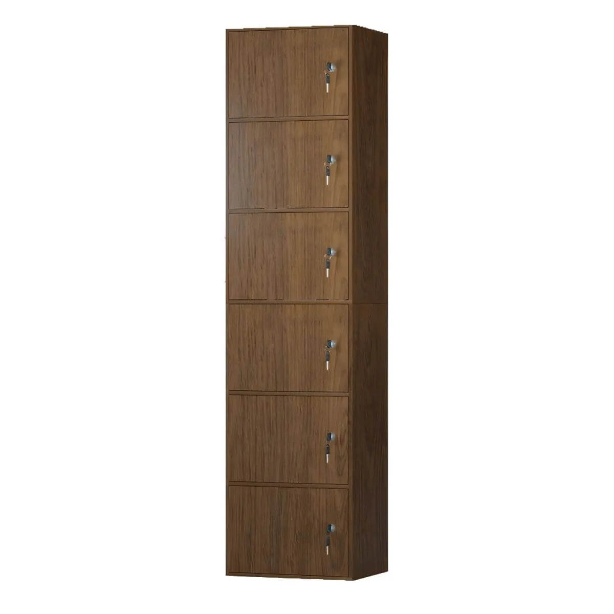 Minimalist Locking Wood Storage Cabinet Series With Shelves