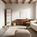 Minimalist Locking Wood Storage Cabinet Series With Shelves