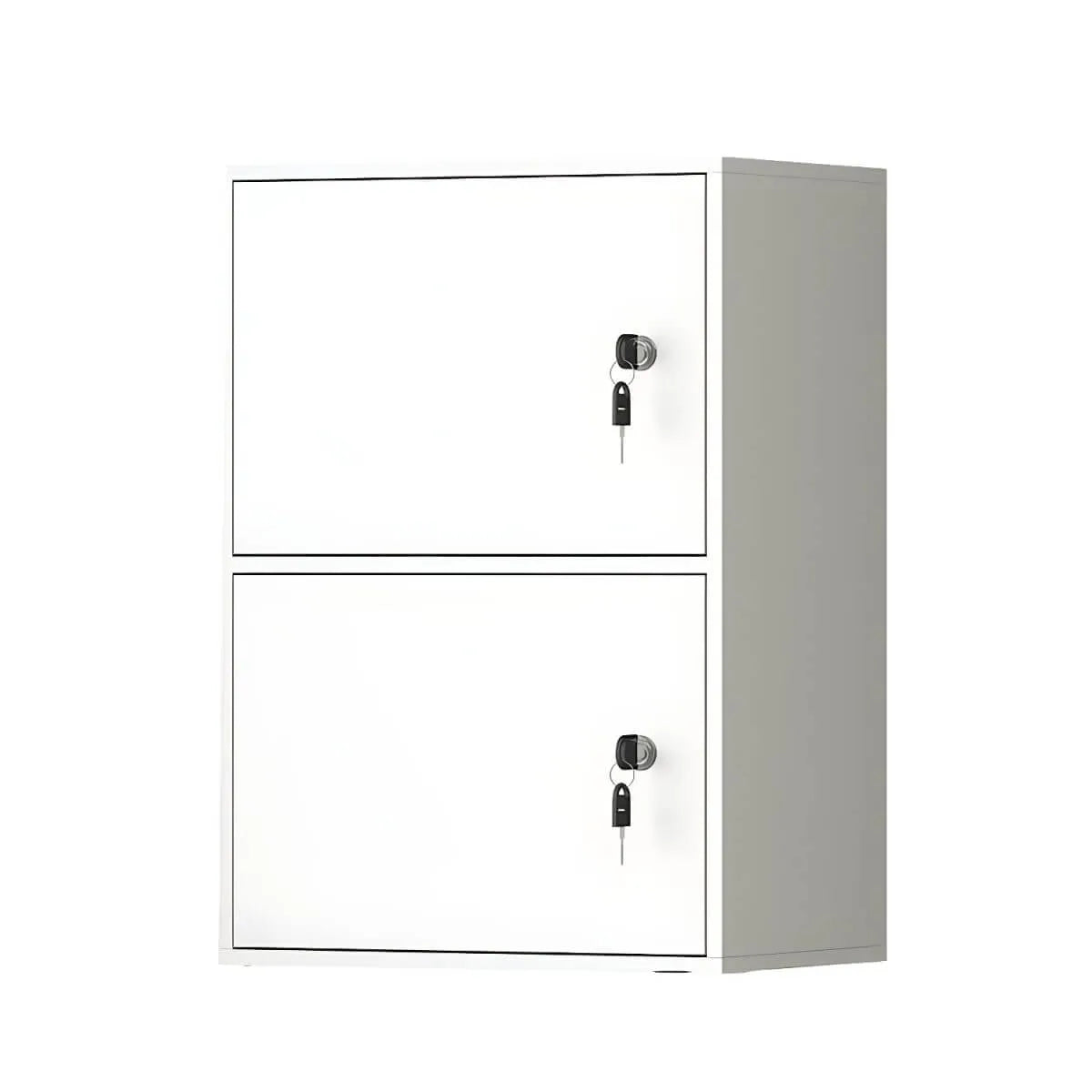 Minimalist Locking Wood Storage Cabinet Series With Shelves