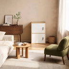 Minimalist Locking Wood Storage Cabinet Series With Shelves